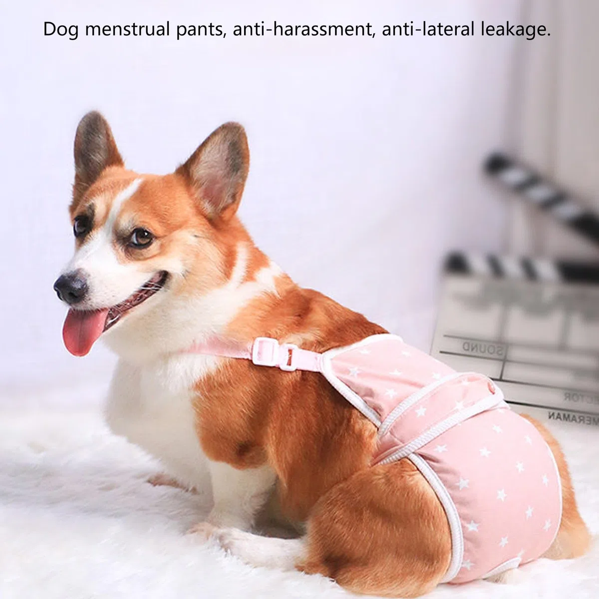 Pañales para Perros Hembra a Prueba De Fugas Reutilizable Bragas Perras Menstruales para Apartamento Medio Pequeño Pañales Perro Hembra Elástico(XL,Set C)