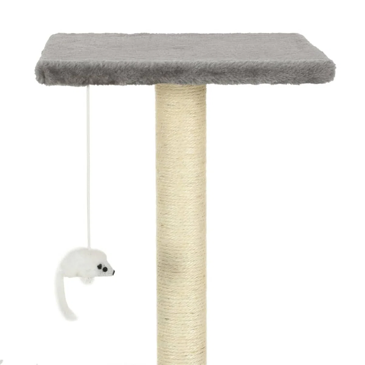 ShGaxin Rascador para Gatos con Poste rascador de sisal, Arbol para Gatos, Gatos Accesorios, Arranhador para Gatos, Arbol Rascador Gatos, 95 cm Gris