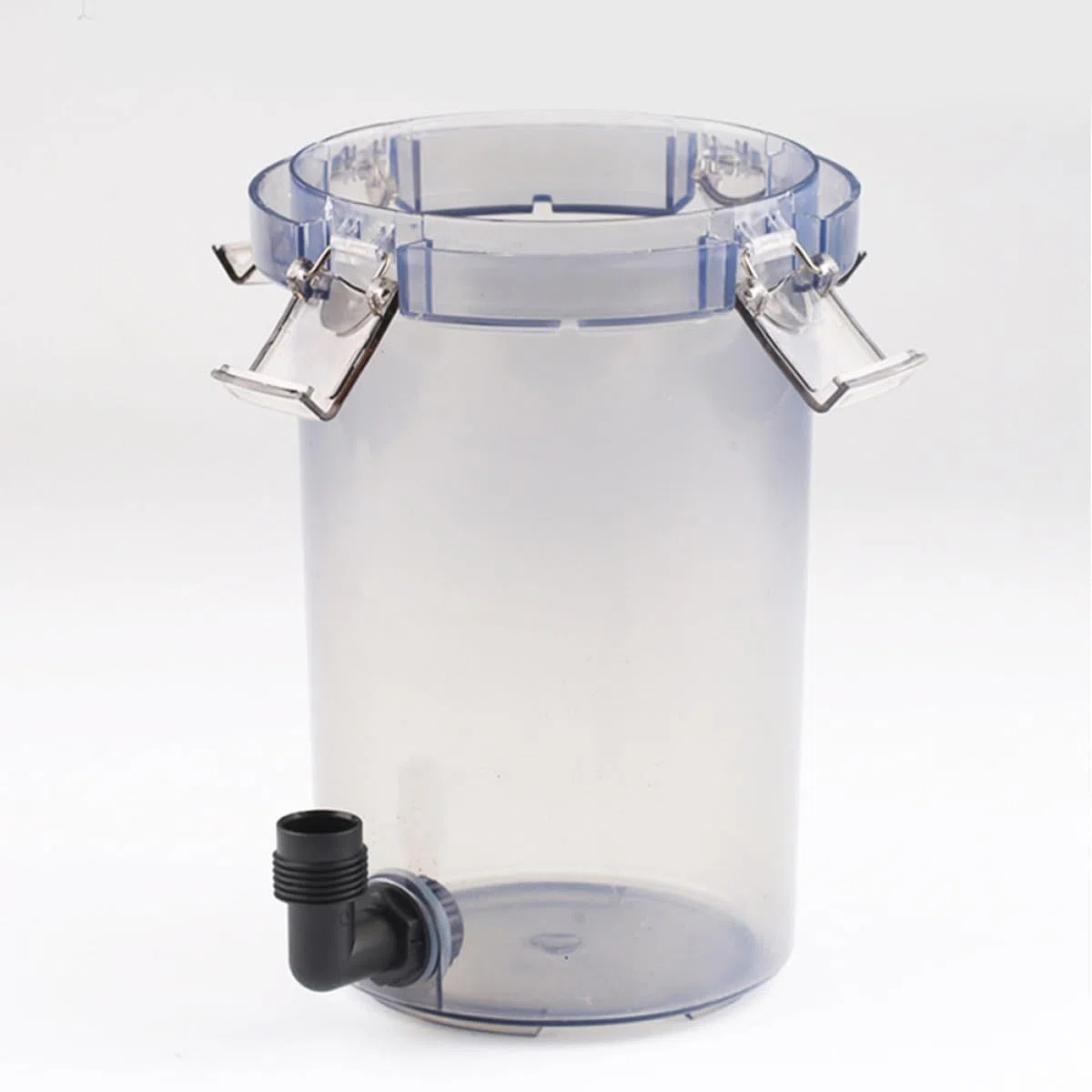 TOPBATHY Filtro Frontal Cilíndrico Transparente para Acuario, Silencioso y Externo, Equipo de Filtrado para Peceras Pequeñas, Cuerpo Plástico Duradero, Adecuado para Mantenimiento Acuático