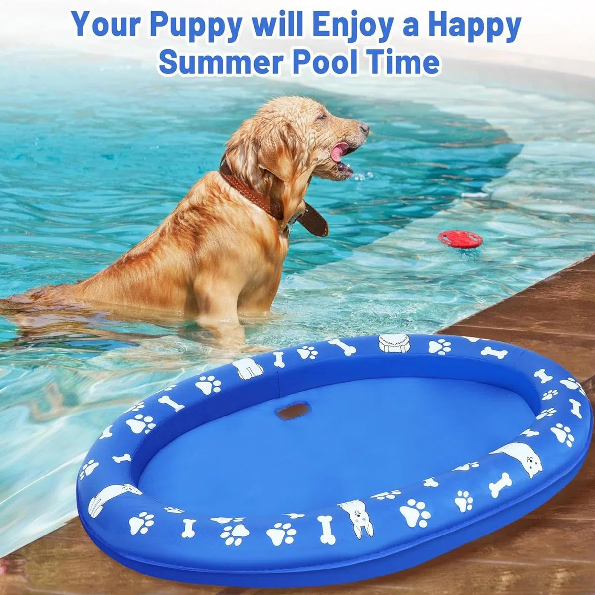 Flotador Para Perros Flotador De Río Y Piscina Para Mascotas En Verano | Juguetes Acuáticos Para Perros Cachorros Medianos Grandes Nadar Playa Camping Verano Exterior