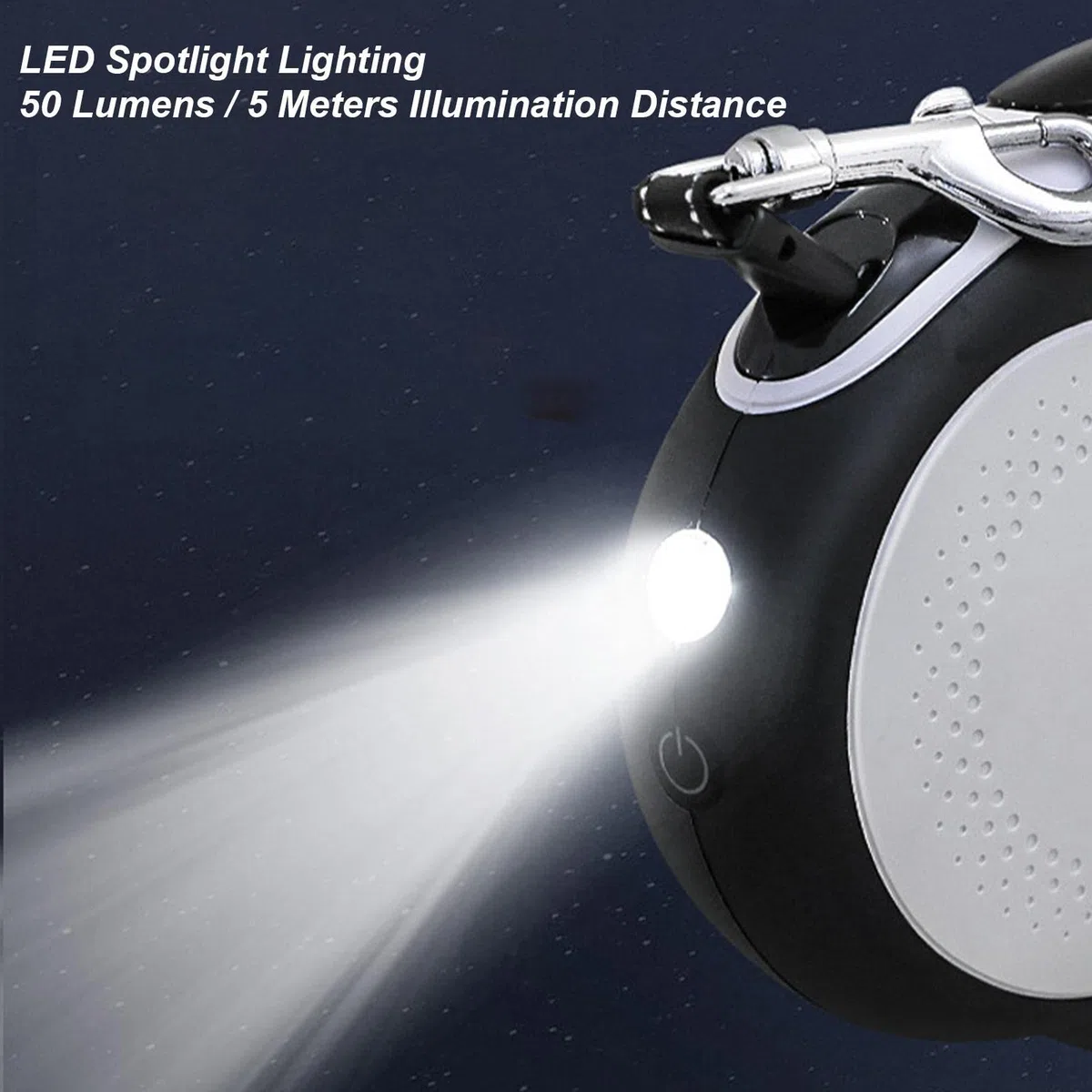 2 Uds Correa Larga para Perros - Correas para perros con luces LED, Línea Cat Puppy de 16 pies - Correa sin enredos de 360 grados Correas para perros de servicio pesado Accesorios para perros Abbto | Línea Cat Puppy de 16 pies - Correa sin enredos de 360
