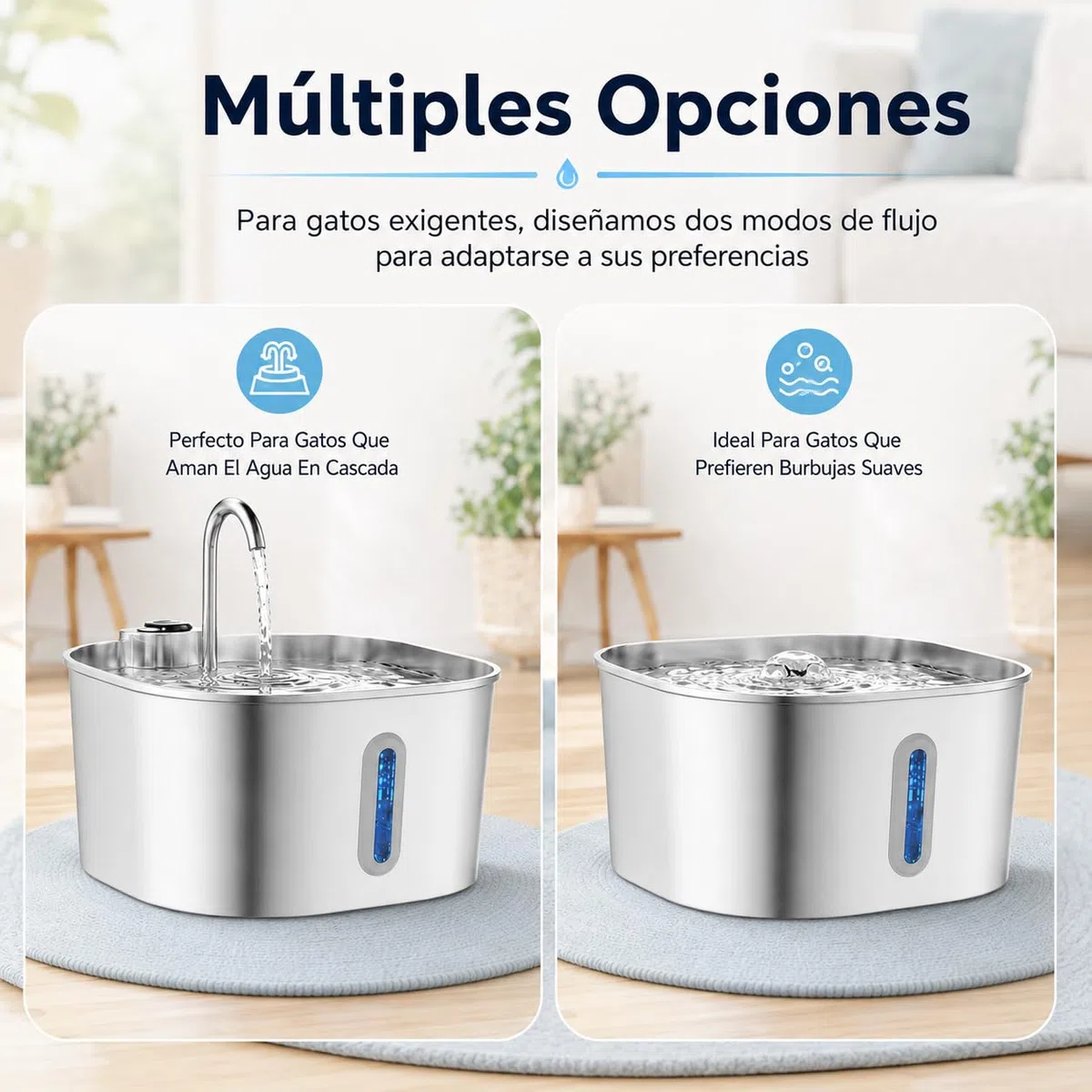 Cat Vitalis Catvitalis Fuente De Agua Gatos Diseno Compacto Circulacion Agua Continua Filtro Higienico para Mascotas Domesticas (1 Artículo)