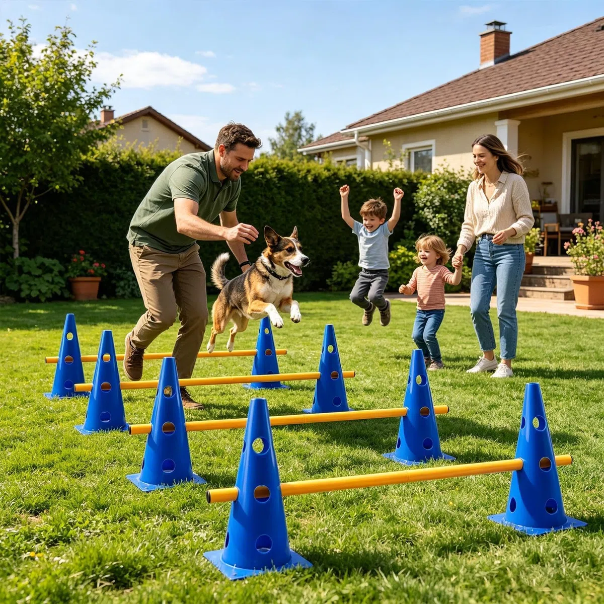 Generisch Perros saltos obstáculos obstáculos dispositivo de entrenamiento