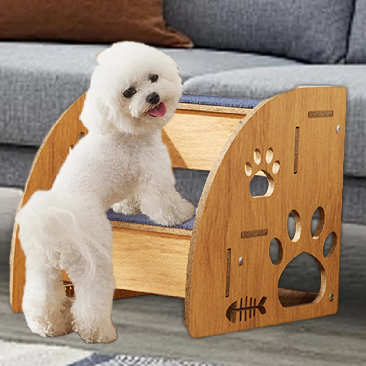 Escaleras para Mascotas para Cama | Escalones para Gatos rampa para Perros