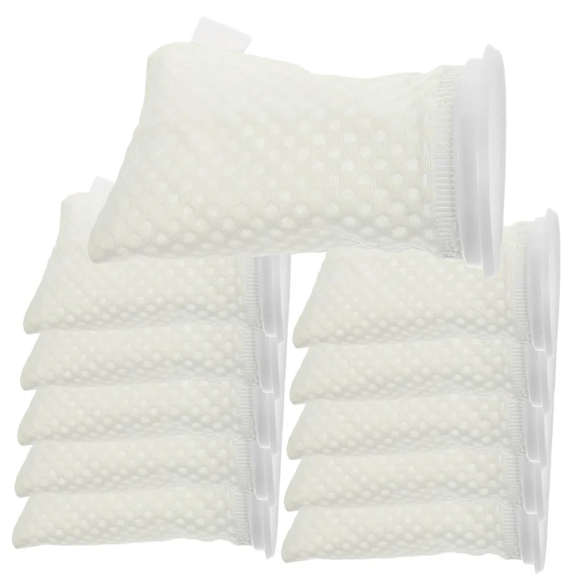 SUPVOX 11 Piezas Calcetines Filtro de Acuario Filtro de Agua Salada Diseño Forma de Panal Reemplazo de Pecera Accesorio de Acuario para Limpieza de Peceras