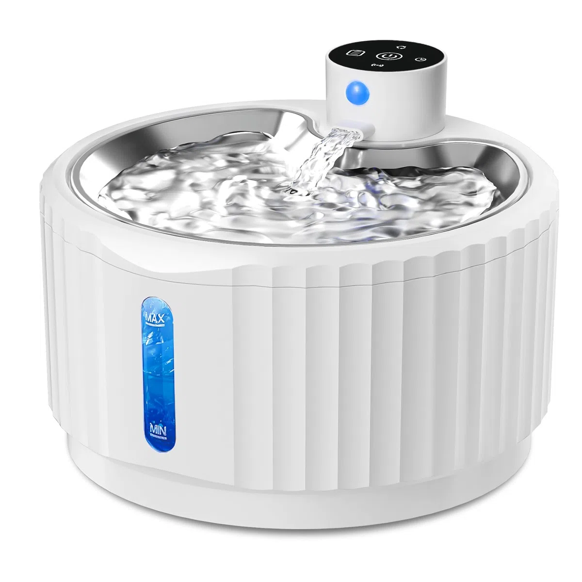 Fuente para gatos, 2,8 L, inalámbrico, 4000 mAh, con detector de movimiento