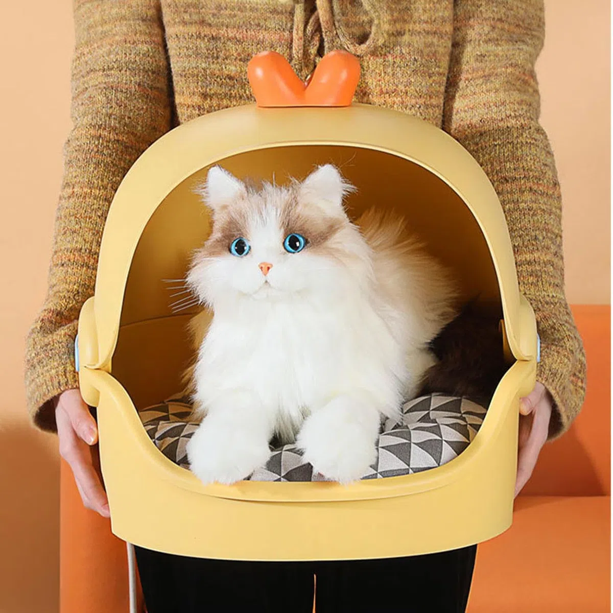 Cueva para Gatos Caseta Impermeable y Desmontable