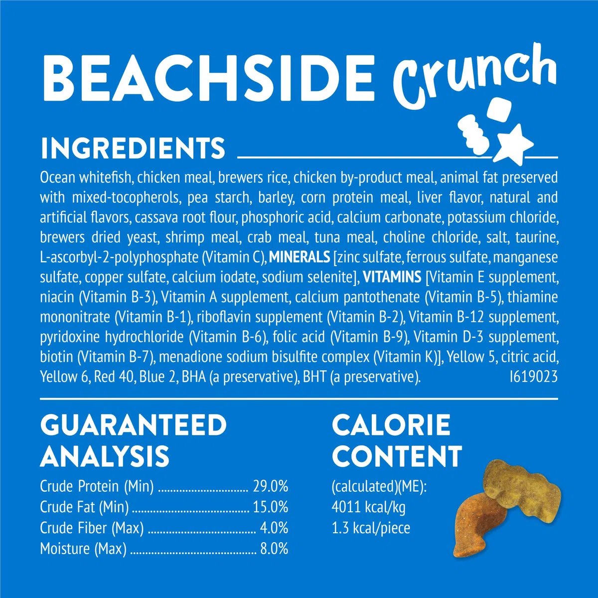 Friskies Party Mix Cat Treats, Beachside Crunch, Shrimp, Crab & Tuna Flavors, 2.1-Ounce Pouch, Pack of 10