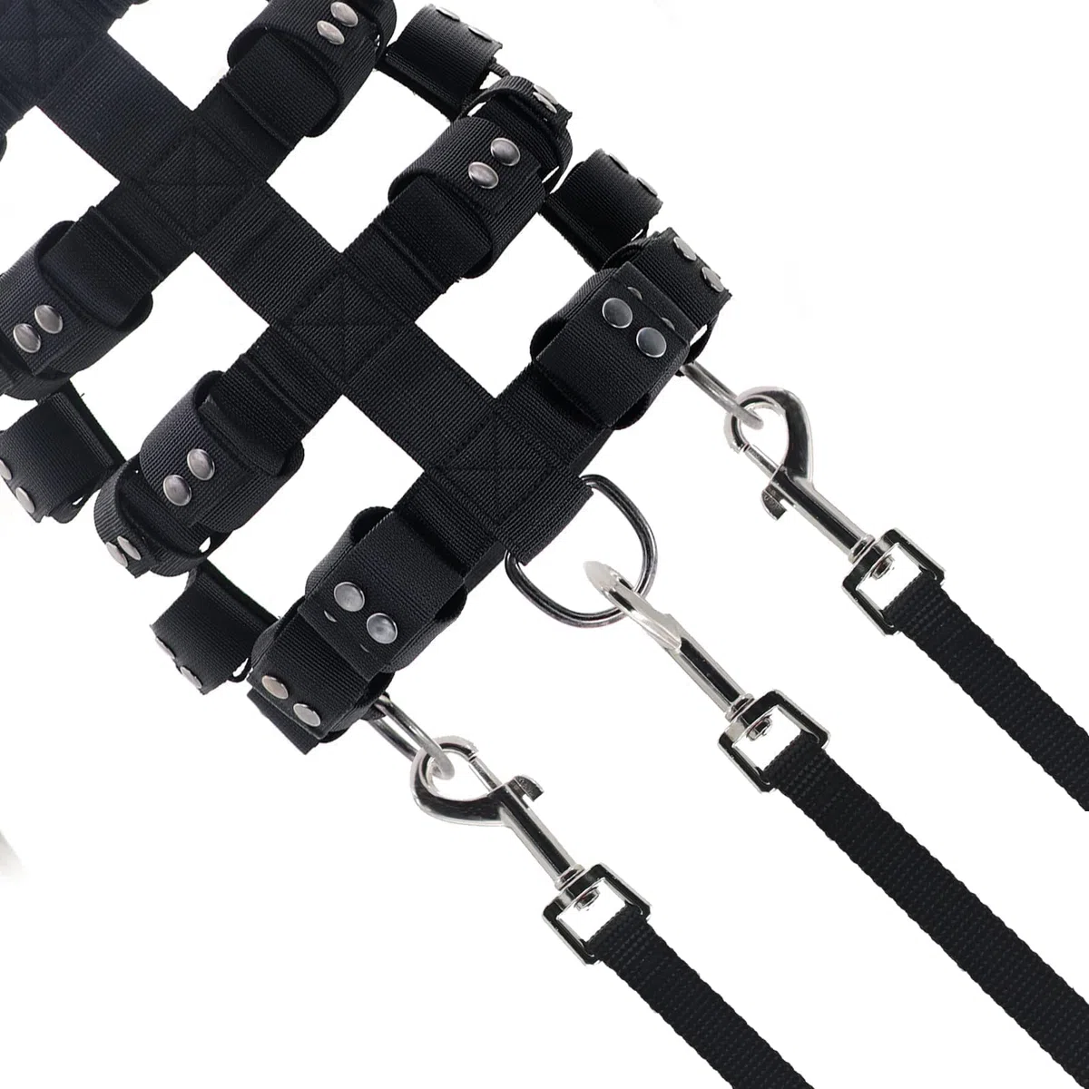 Arnés Antitirones para Perro Pequeño, Mediano y Grande - Chaleco Protector Militar con Bolsillos y Peso - Arnés Multifuncional