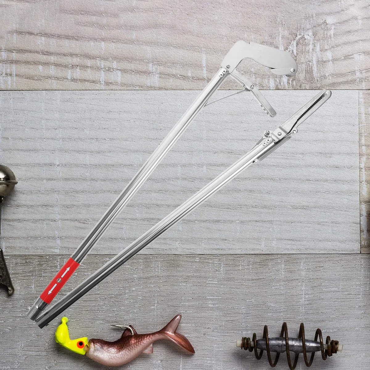 SEWACC Pinzas Apertura Máxima de 11.5cm para Acero Inoxidable Serpientes Diseño Recto y Herramienta Multifuncional Cómoda y Resistente Pesca y Uso Agrícola