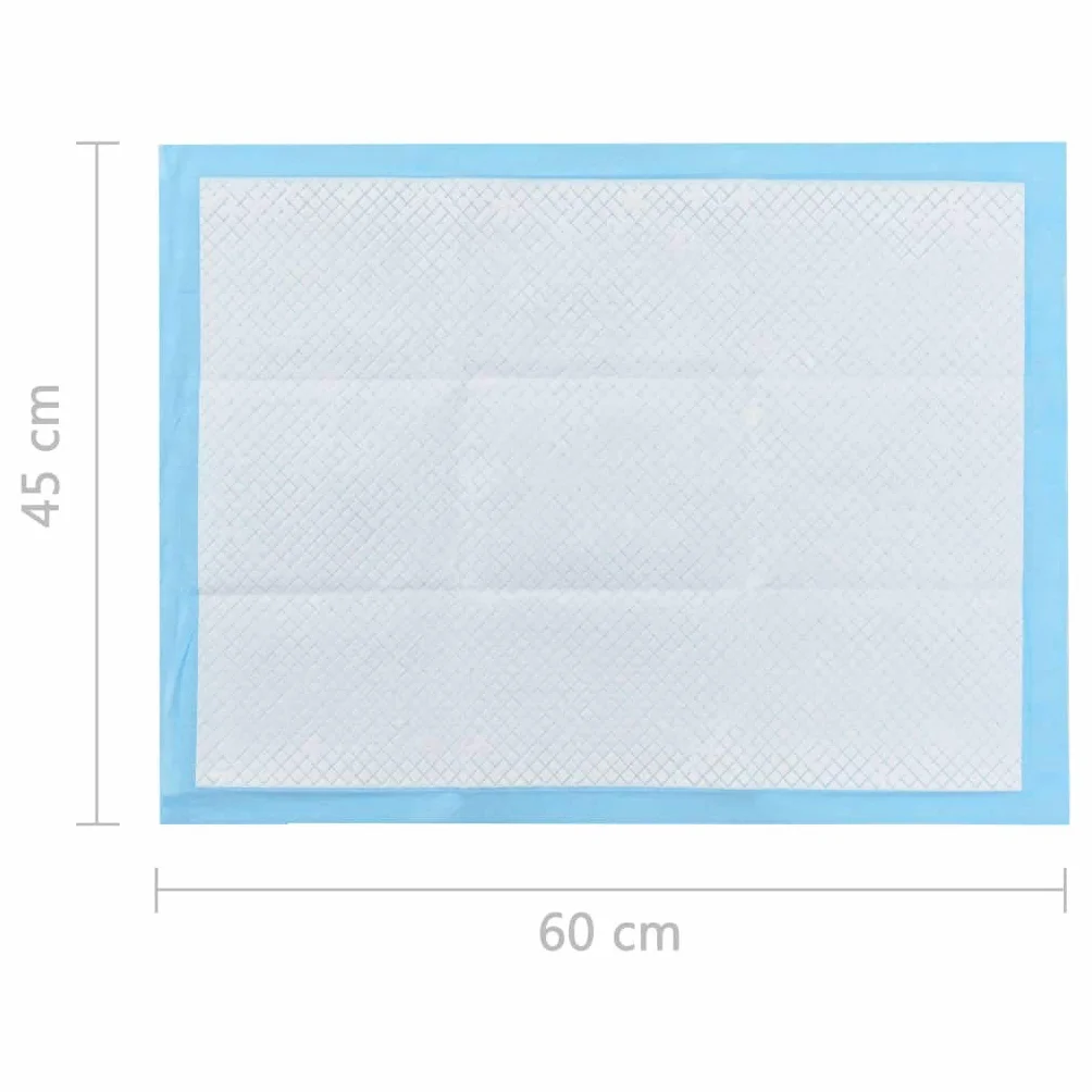 vidaXL 200x Empapadores para Mascota Textil no Tejido Animales de Compañía Casa Hogar Adiestramiento Educación Gasas Orines Micción 60x45 cm