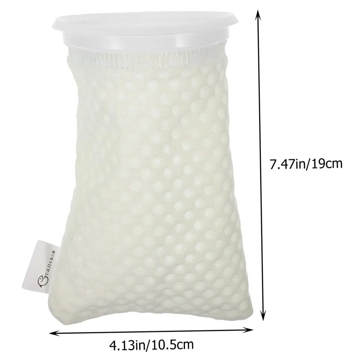 SUPVOX 11 Piezas Calcetines Filtro de Acuario Filtro de Agua Salada Diseño Forma de Panal Reemplazo de Pecera Accesorio de Acuario para Limpieza de Peceras