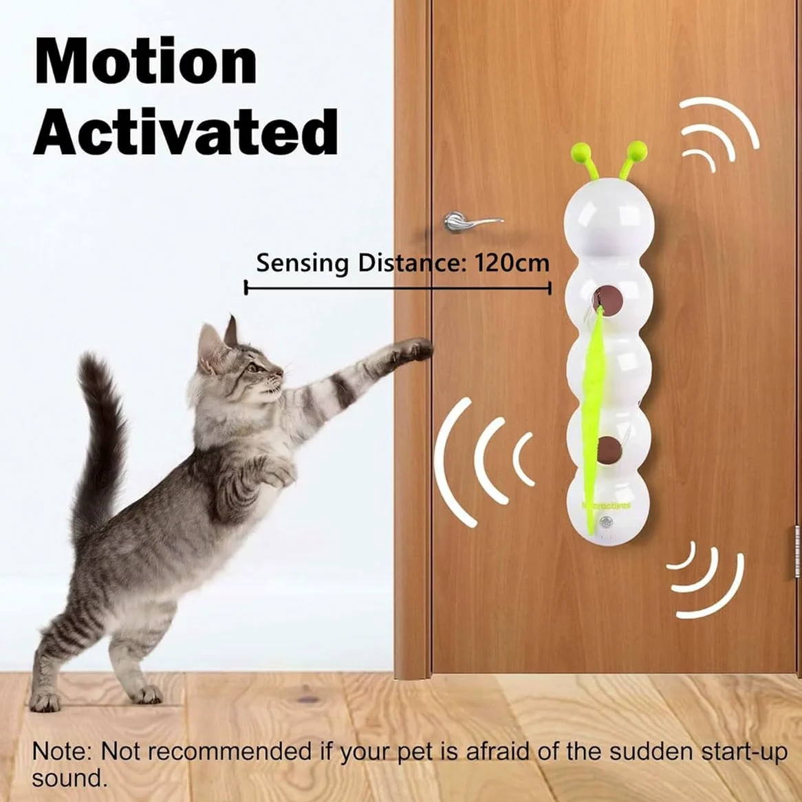 Juguete inteligente interactivo para gatos de interior, juguetes de insectos que se mueven automáticamente, juguetes de movimiento realista para mascotas, juguetes para jugar ejercicio, paquete de 2