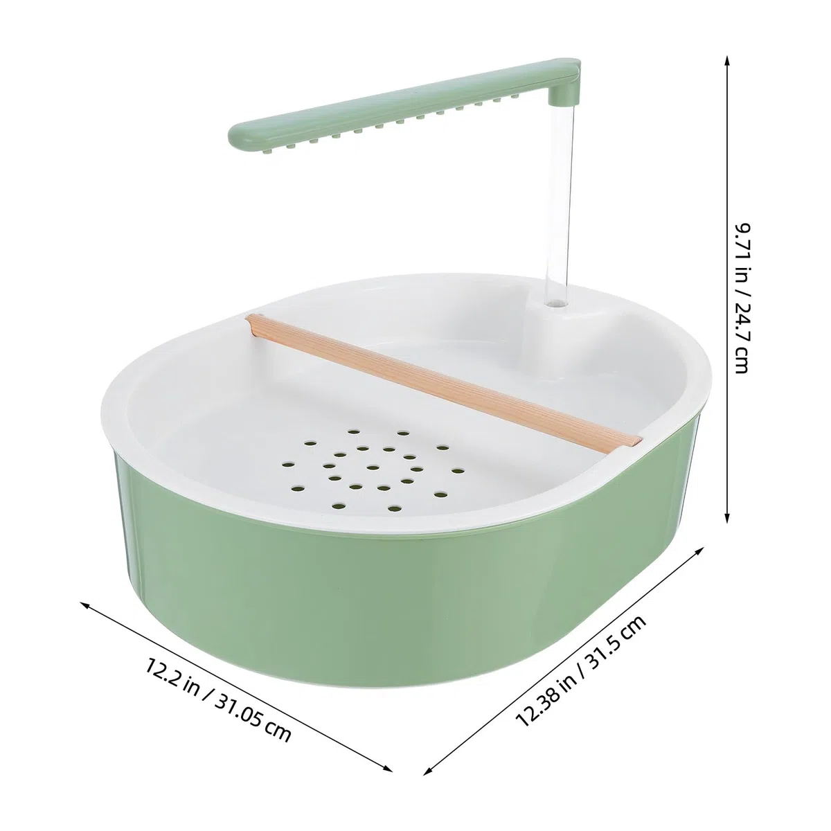 BESPORTBLE Ducha para Loros: Bañera automática para Aves con Bomba - Bañera USB para Aves, Juguete de baño con dispensador de Agua para Hurones y jilgueros.