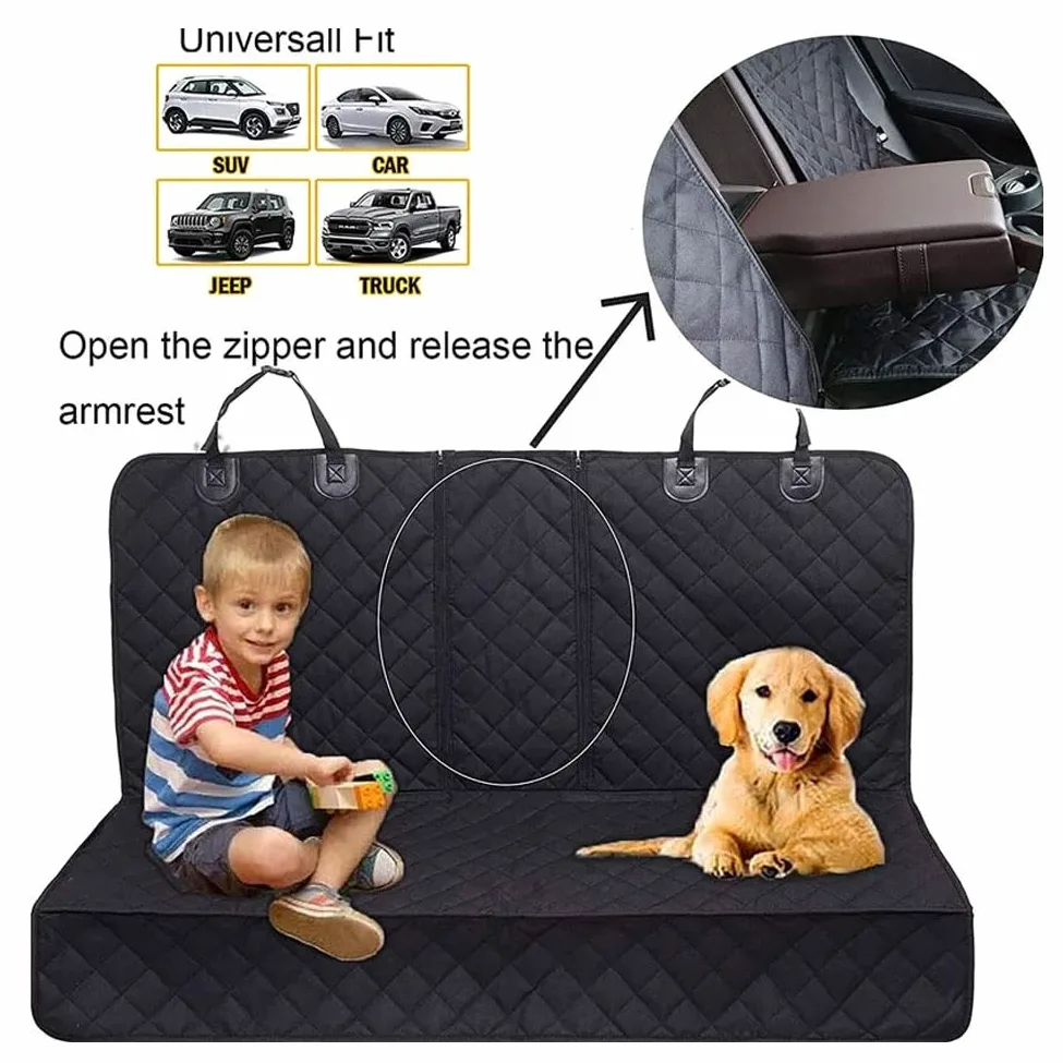 Funda para Asiento Trasero de Coche para Perros para Toyota CHR 2018-2023, Protector de Asientos para Mascotas Impermeable Accesorios
