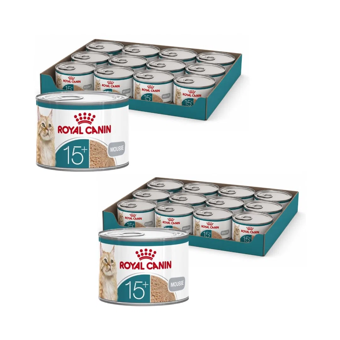 ROYAL CANIN Ageing 15+ Airlift Loaf | Paquete Doble | 2 x 12 x 85 g | Alimento Completo para Gatos Mayores | con EPA & DHA