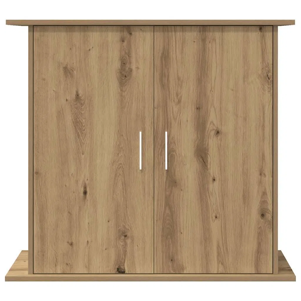 Soporte para acuario, madera de roble Artisan, 81 x 36 x 73 cm, con 3 niveles, para estanques de peces y terrario, estable, resistente, ahorra espacio, soporte para muebles