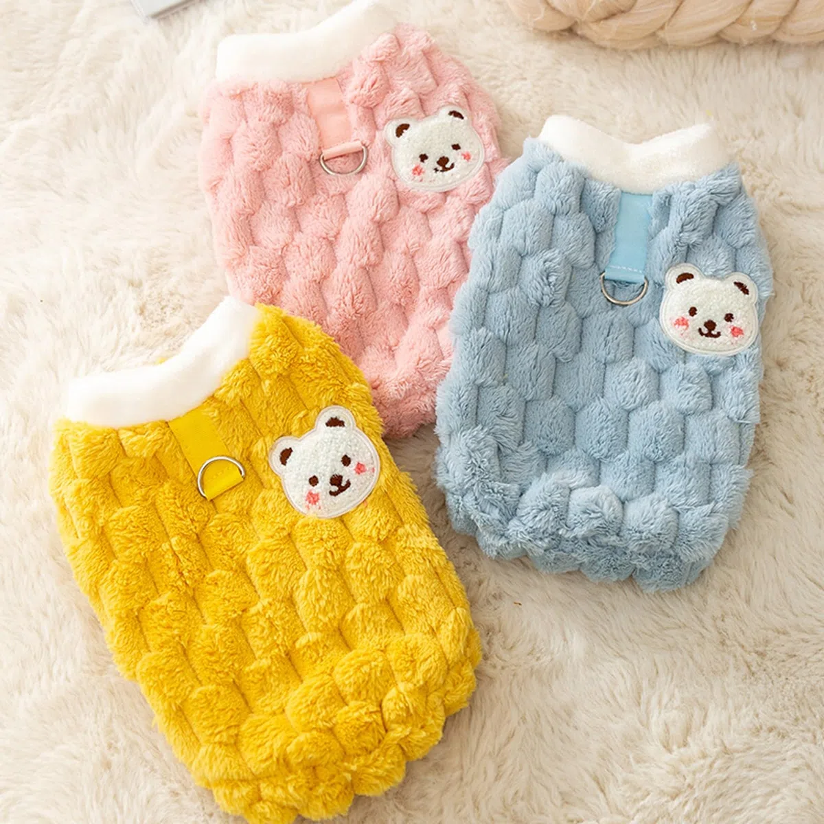 Jersey Perro Suéter de Invierno para Mascotas, Chaleco de algodón cálido y anticaída para Perros pequeños, Nuevo Modelo Universal para Gatos y Perros, otoño e Invierno(Color:1,Size:XXL)