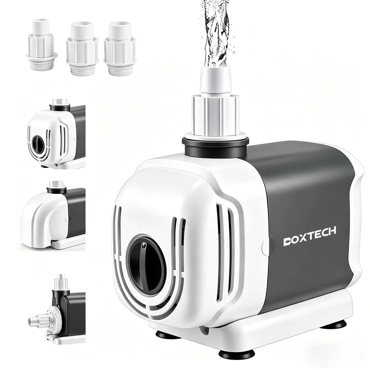 boxtech - Bomba de Agua Sumergible para Acuario, (1500L/H, 25W)