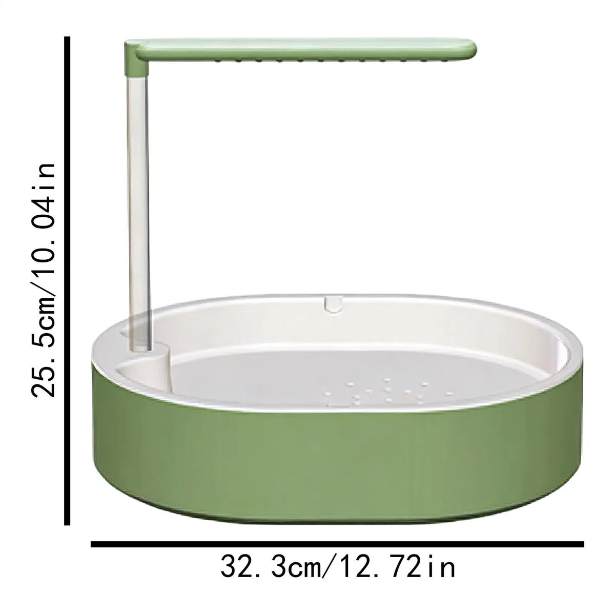 Baño para Pájaros Bañera con Base para Jaula | Tina de Baño para Cacatúa para Loros Periquitos Cotorras Ninfas Agapornis Colibrí Terraza Balcón