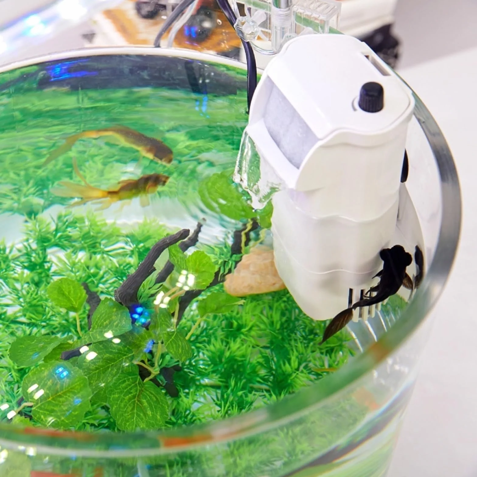 Pecera Pecera Pequeña Escritorio Cuadrado Acuario Ecológico Micro Paisaje Habitación De Invitados Oficina Pequeños Adornos Taza De Té Vidrio Paisaje Rejilla Pecera Acuario(Pequeño)