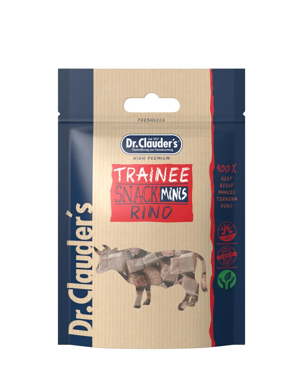 Dr. Clauder's | Snacks Saludables para Perros | Varios Sabores | Bolsas 10 x 50 Gr. | (Vacuno Mini Snacks)