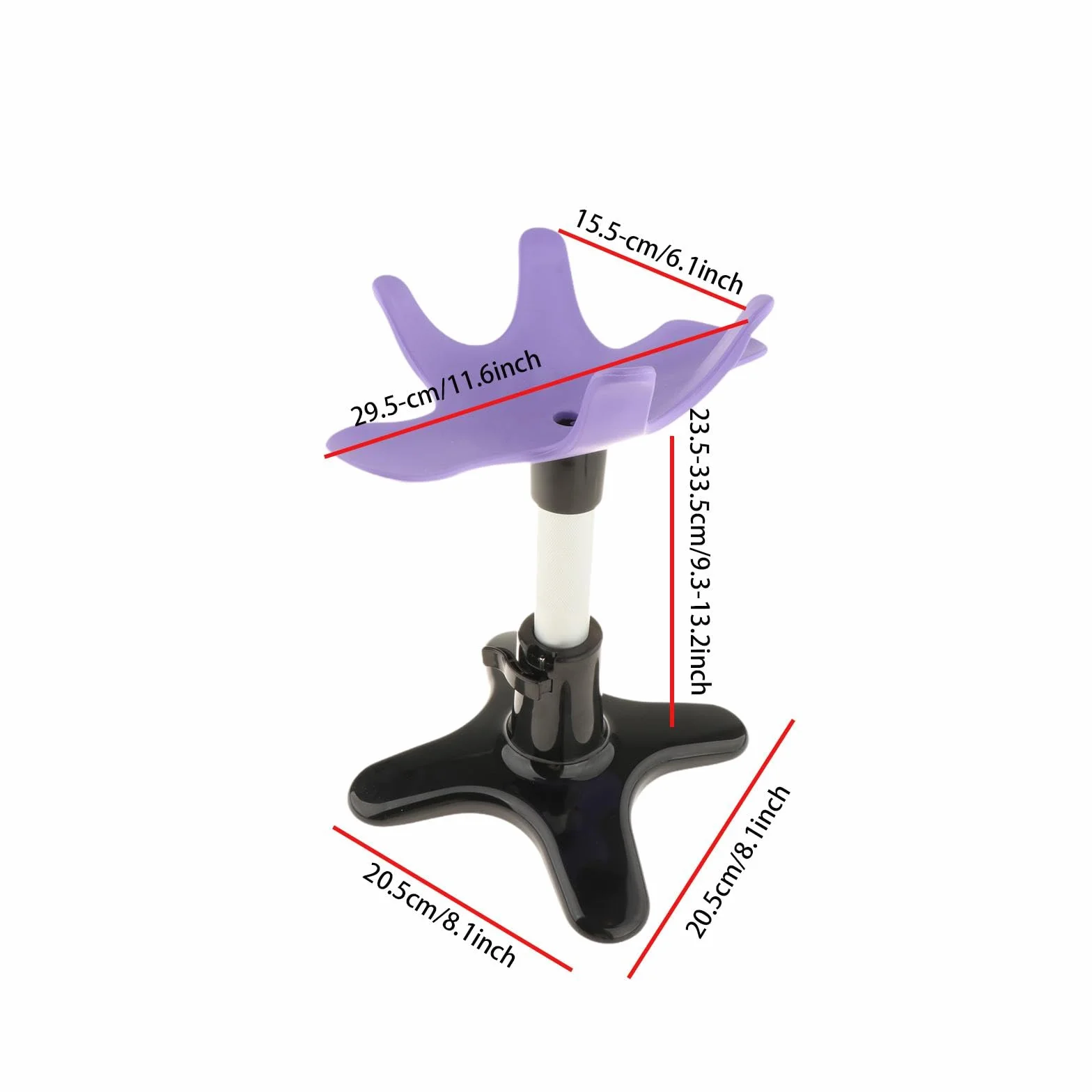 Mesa de Peluquería, de Sujeción para El Aseo, Ligera, Profesional Y Resistente, para Mascotas. Ayuda a Que El Perro Se Mantenga de Pie, Violeta