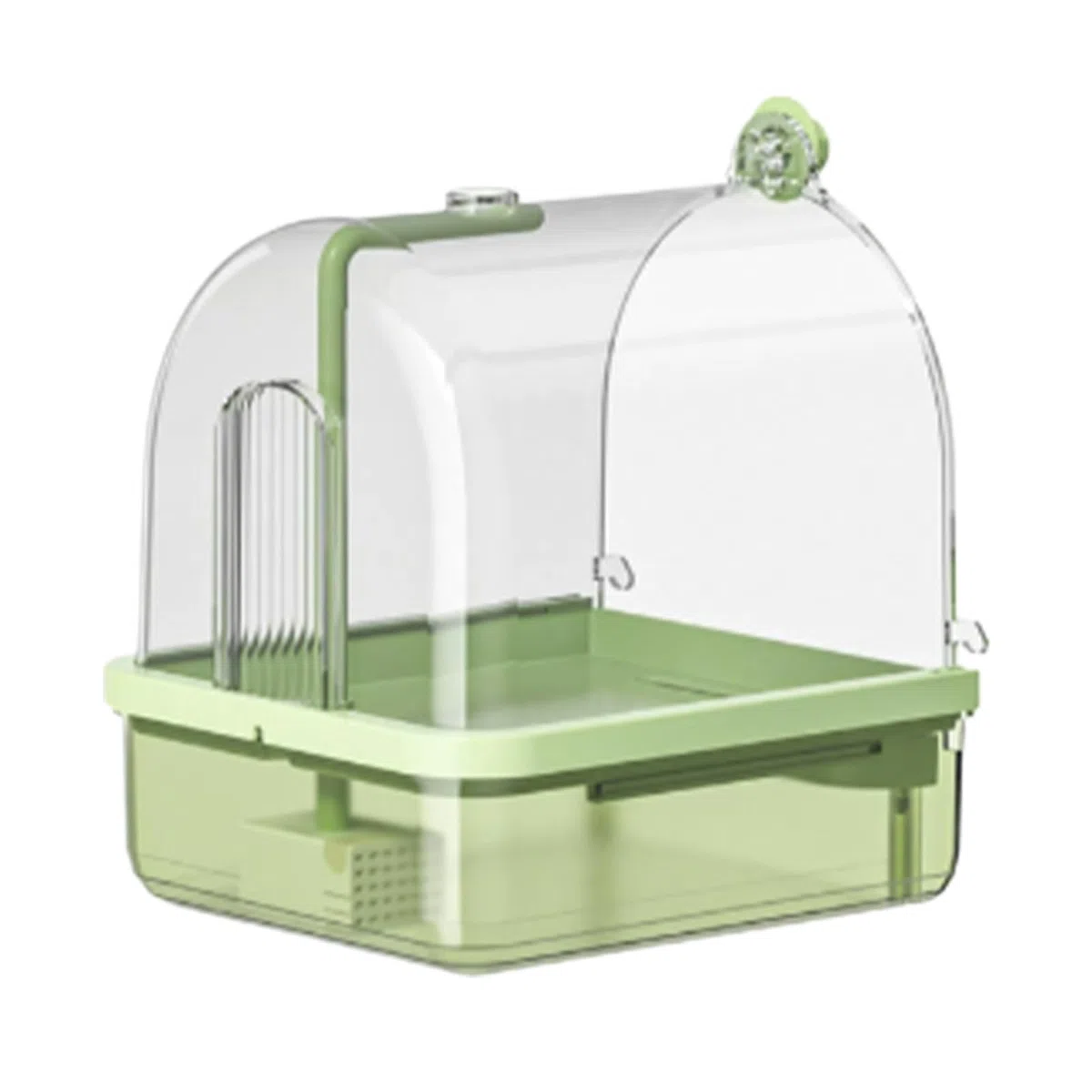 Bañera para Pájaros Que Se Coloca En Jaulas Ducha Automática Periquitos 2