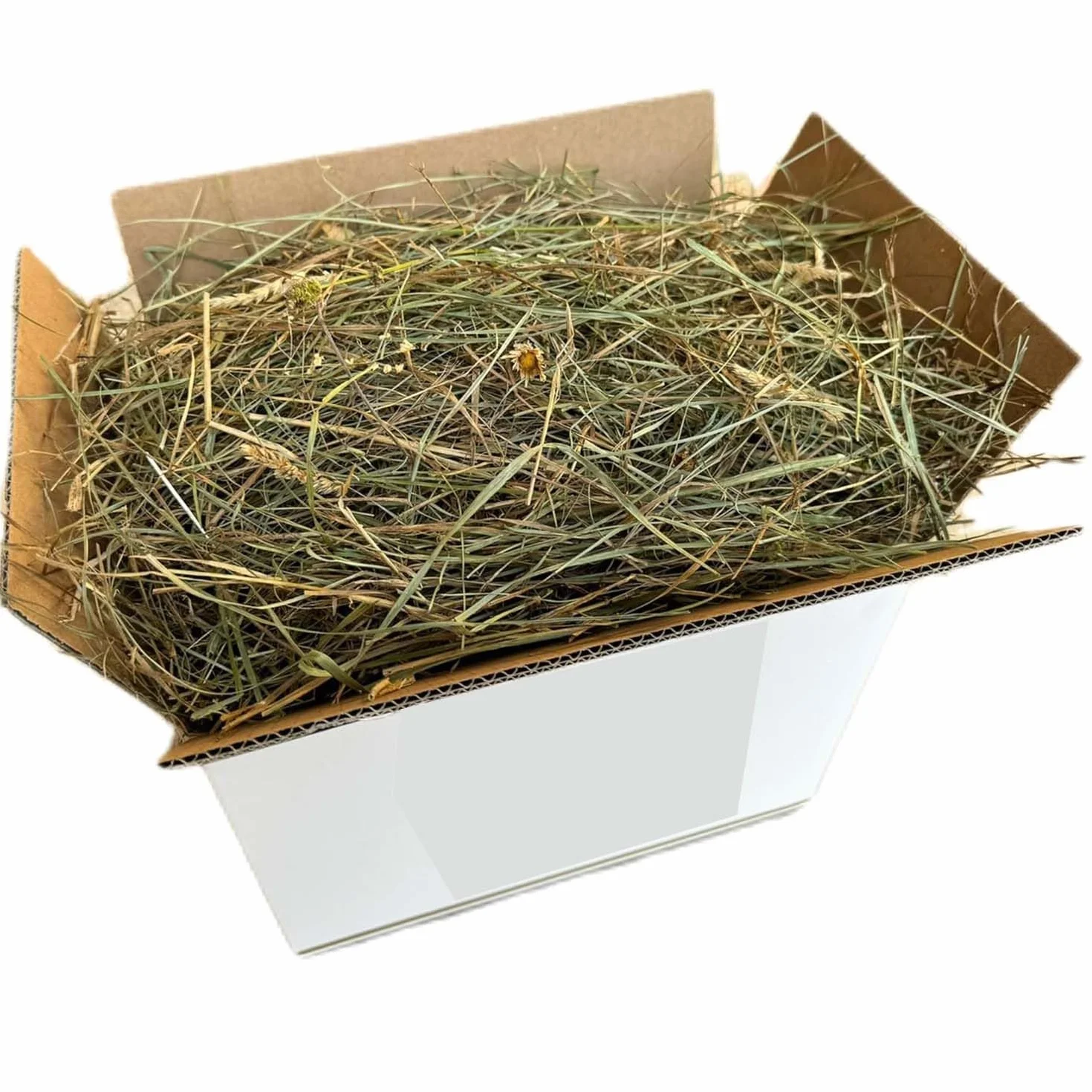 Heno natural para conejos, 20 kg | Balón de heno italiano de prado de montaña secado al sol | Alimento para cobayas, chinchillas, conejos enanos, caballos, pollos y roedores