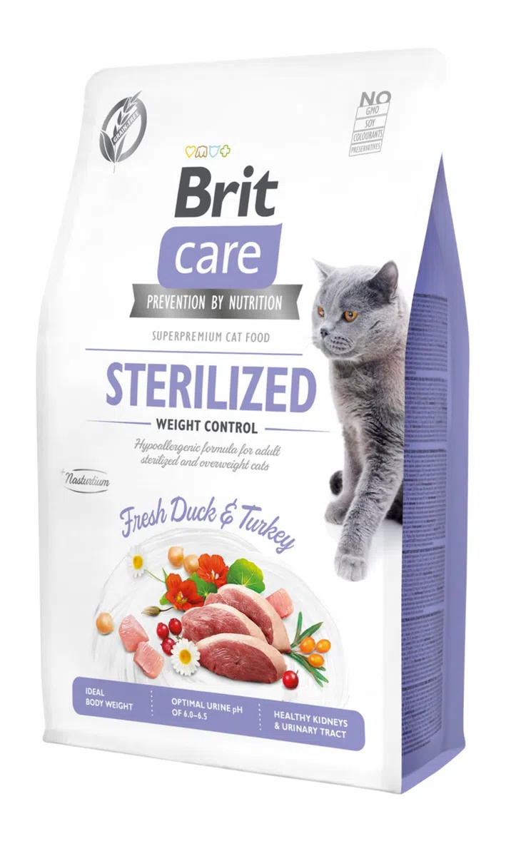 Comida húmeda para Gatos VAFO Praha s.r.o. Brit Care Cat Sterilized Weight 7kg GF