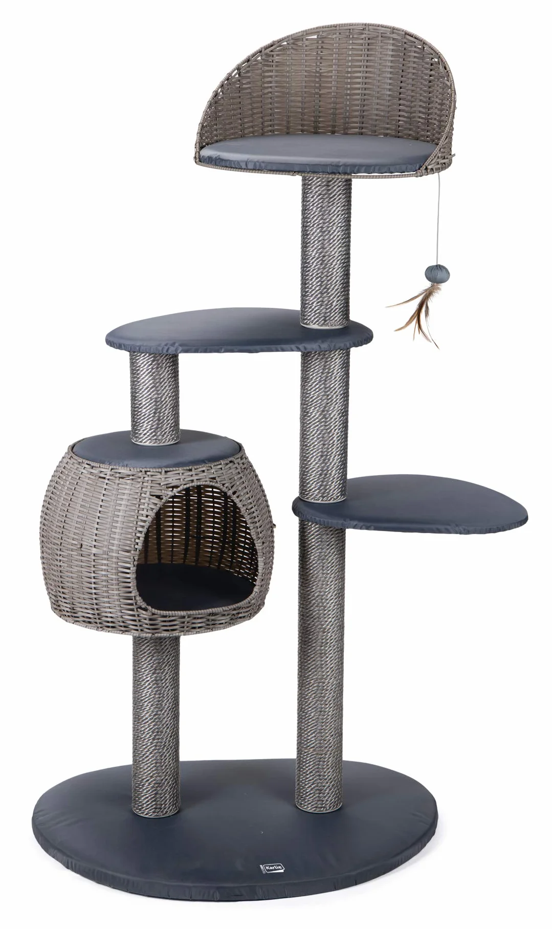 KARLIE K&ÁRBOL RASCADOR Exterior IV 77X57X160 CM, Gris