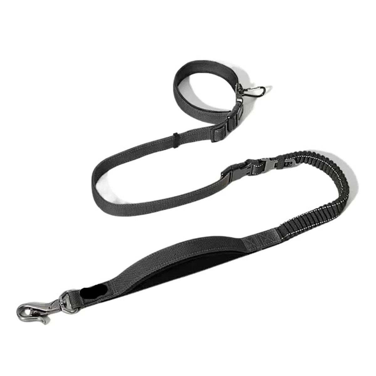 Cinturón Multifuncional 6 en 1 for pasear y Correr Perros Grandes, con Manos Libres. para Correr, Paseo(Black)