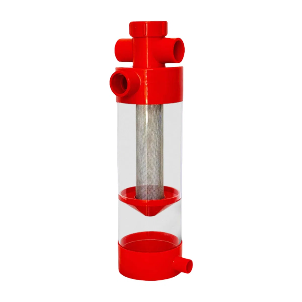 Herramienta de limpieza de acuarios, de acero inoxidable, colector de caca de pescado para tanques de arrecife de agua salada, cría, estanques, terrarios y hábitats, herramienta separadora de