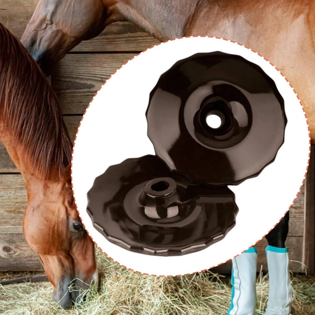2 Piezas Protector para de Caballo Cubierta Suave Flexible Accesorio Profesional para Prevención de Rozaduras Adecuado para Práctica, MarrÓn