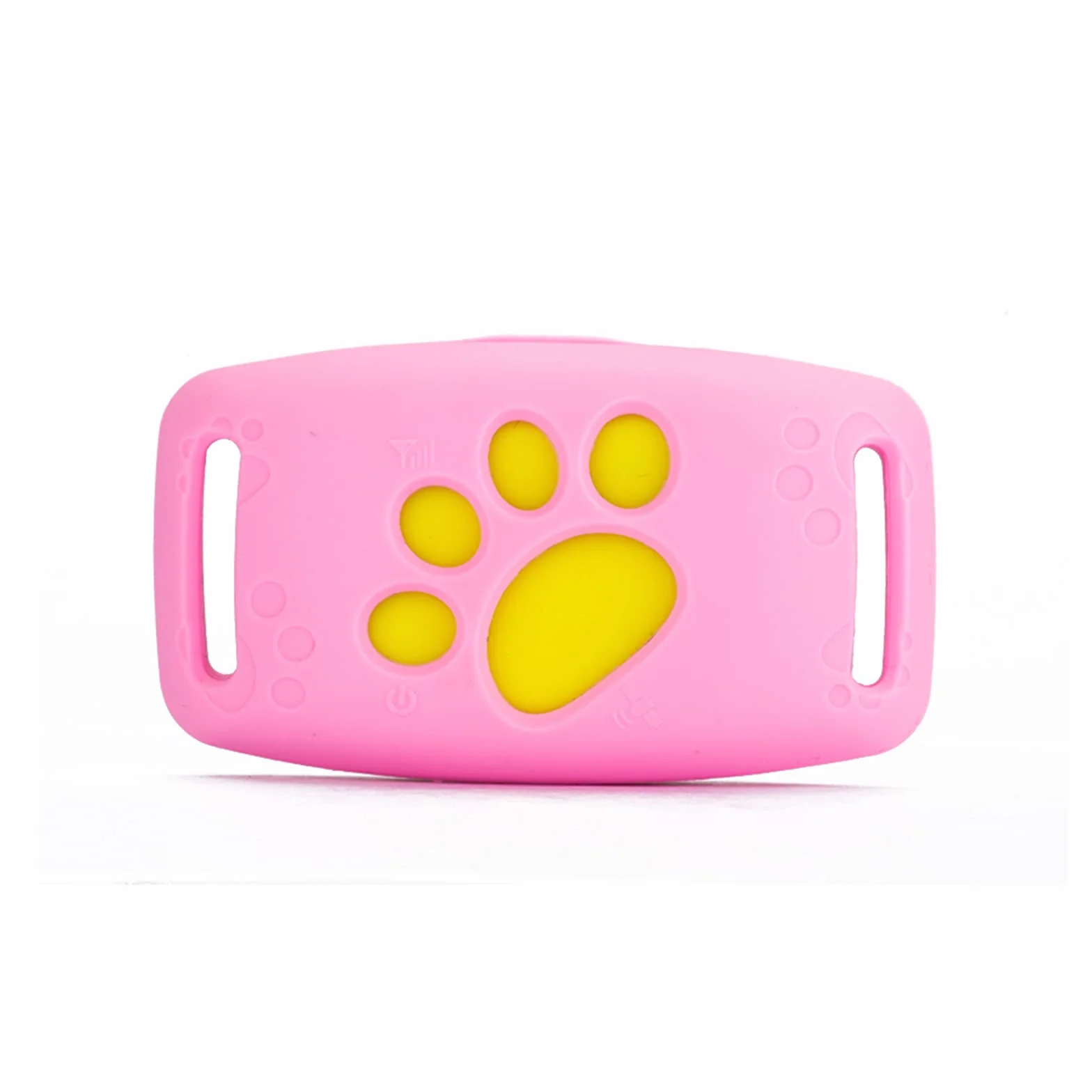 Rastreador GPS para mascotas, perro GPS Posicionador Localizador Collar Perros Gatos Dispositivo de seguimiento GPS con impermeable para mascotas Perro Gato Collar (rosa)