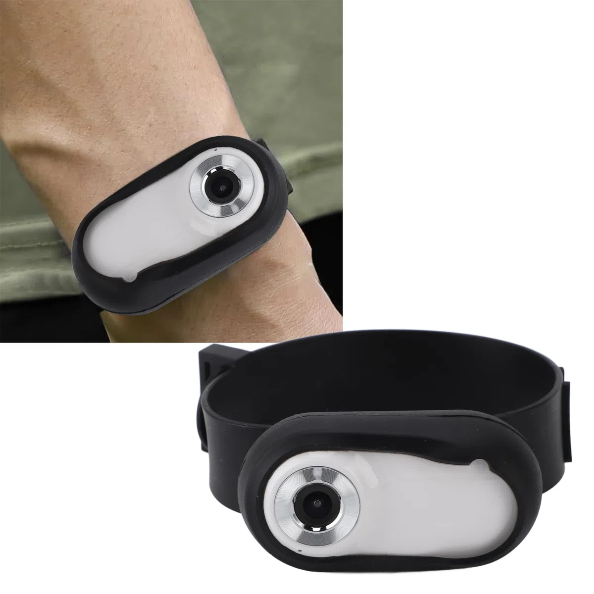 Zunate Cámara para Collar de Gato, 1080P sin WiFi, Cámara para Collar para Mascotas, Mini Cámara de Acción para Grabaciones de Vídeo, Cámara para Collar de Perro con Gran Angular de