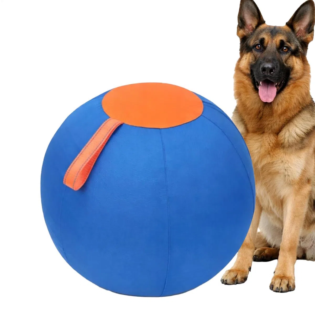 Pelota Pastoreo Grande Interactiva Resistente A Desgarros Hinchable | Pelota Juego Mascotas Juguete Adiestramiento Canino Deportes al Aire Libre, Jardín Patio y Terraza Césped y