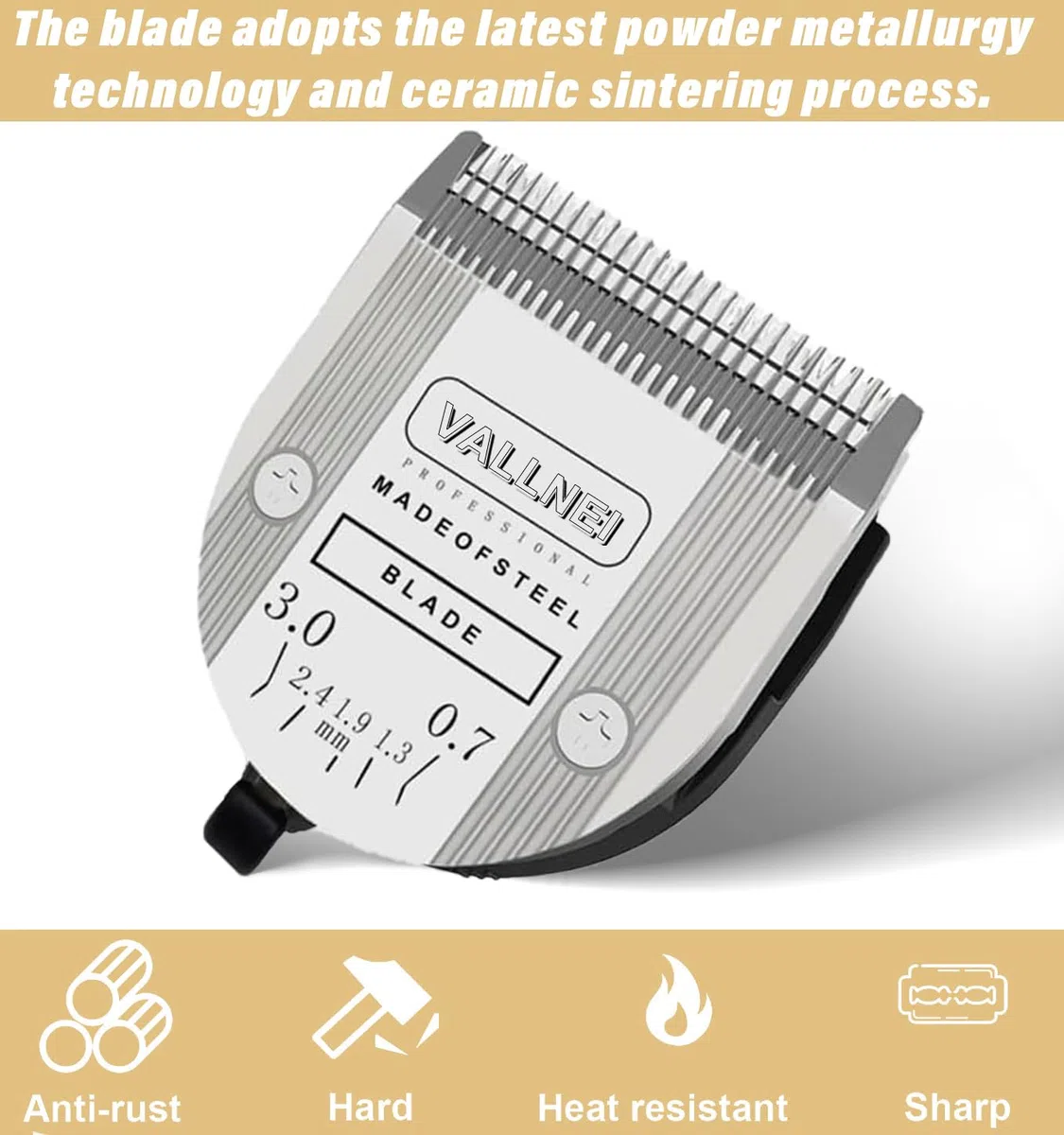 Cuchillas de repuesto compatibles con WAHL Professional Animal 5 en 1, cuchillas profesionales Arcos, Bravura, Chromado, Creativa, Figura y Motion Pet, paquete de 3 (41884-7190)