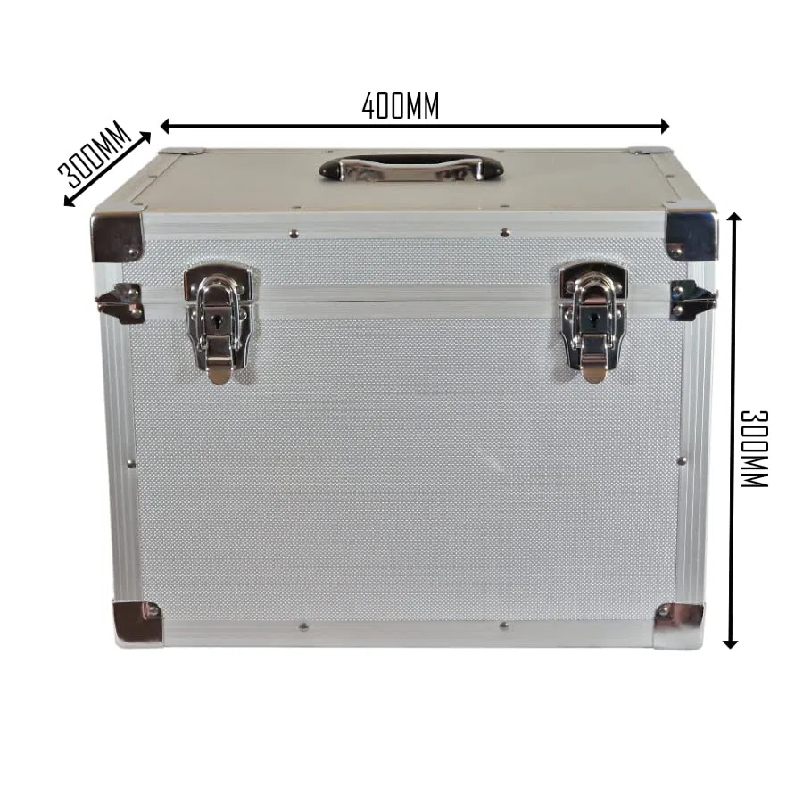 Caja de aseo para llevar todo el caso de aluminio Pony Riding Horse Tack contenedor de almacenamiento ecuestre veterinario mascota perro peluquero