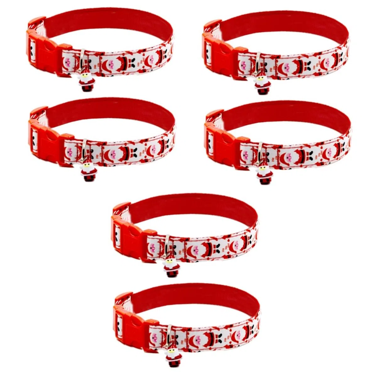BESPORTBLE 6 Uds Collar para Gato Collar para Collar para Mascota Accesorios para Mascotas Collares De Papá Noel Suministros para Mascotas