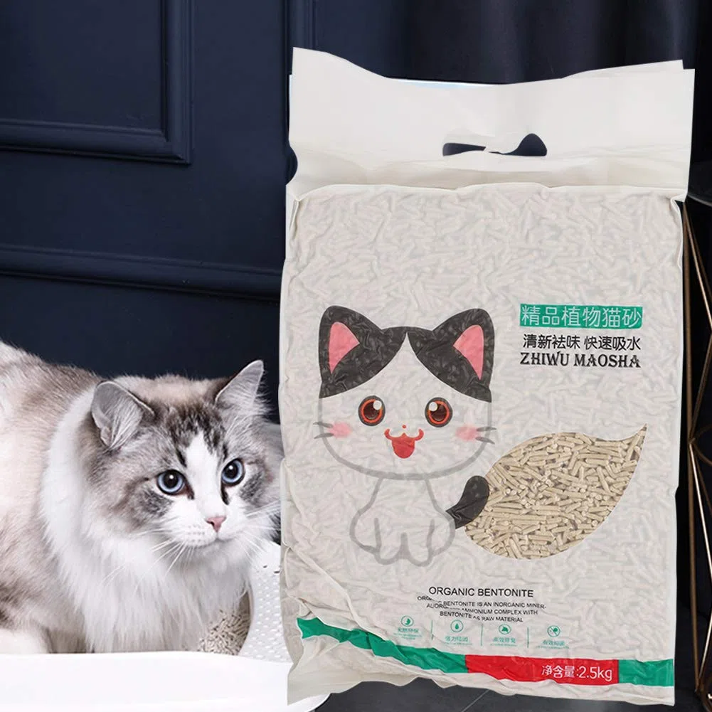 Arena para gatos degradable nativa, aroma a leche de aglutinación rápida, a base de heces de soja, fácil de recoger y enjuagar, control de olores de larga duración, suministros para