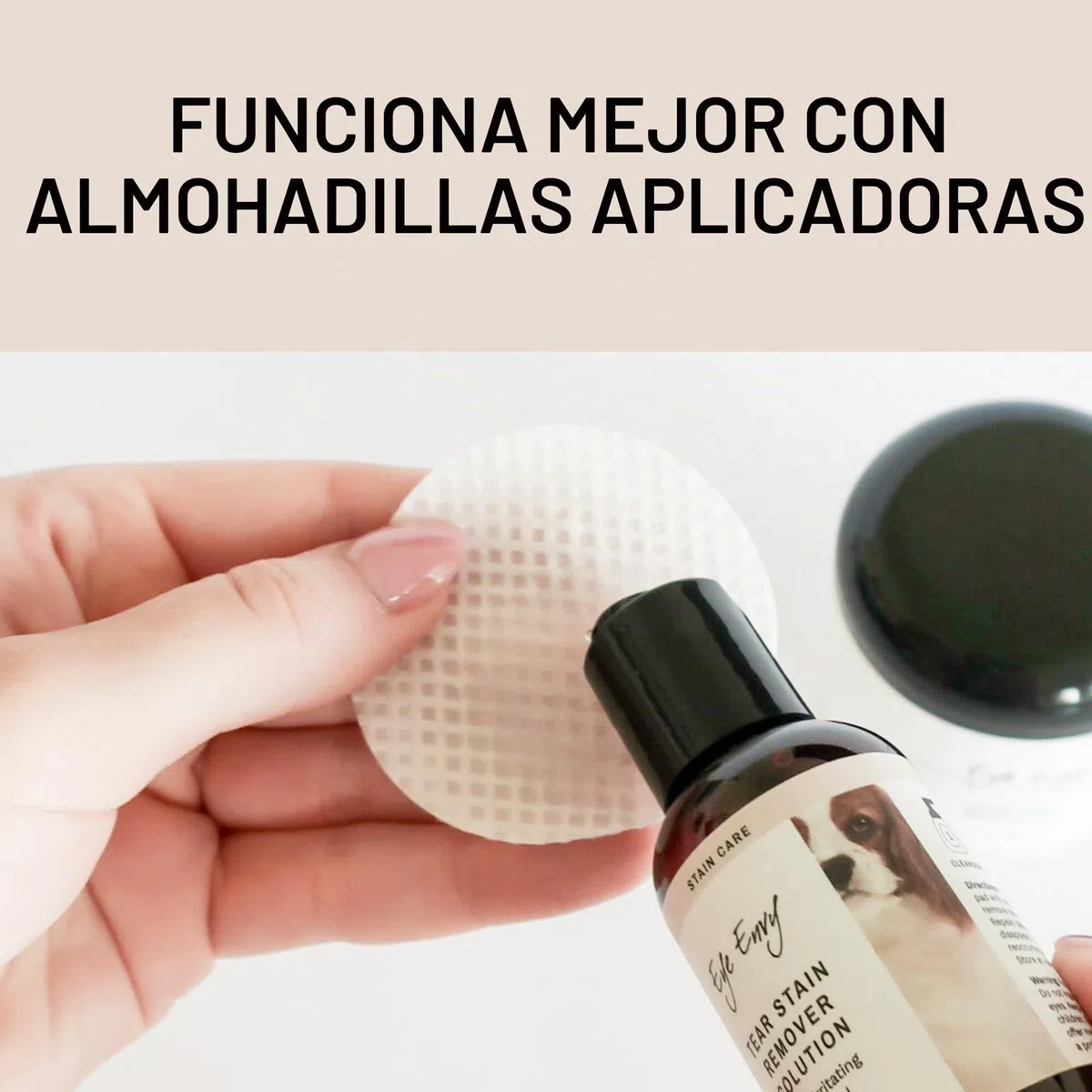 Eye Envy Mancha de lágrimasSolución removedora para Perros|100% Natural, Seguro|Recomendado por criadores/Veterinarios/manipuladores Profesionales/peluqueros|Contiene Plata coloidal, 4 oz