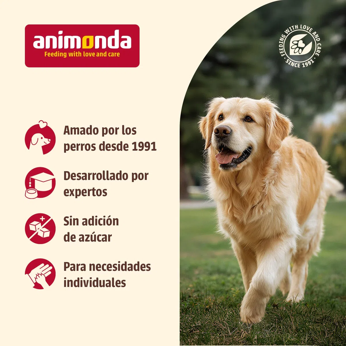 animonda Grancarno Senior Comida Seca para Perros, sin Cereales, Aves de Corral y Vacuno (1 x 12 kg), alimento seco para Perros Mayores sin Gluten ni Trigo, Comida Seca para Perros de Alta