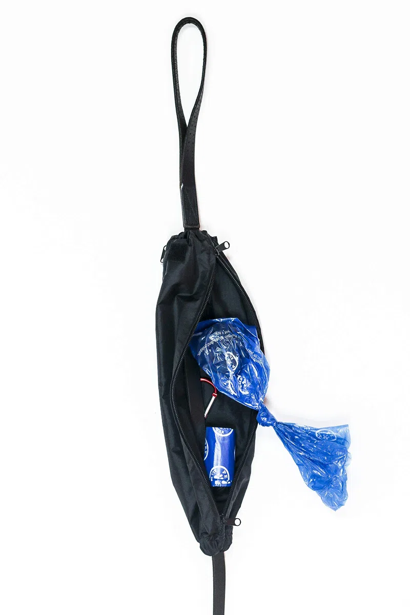 K9 Caca Caddy | Transportador de basura multifuncional para perros y bolsa de basura para perros con compartimento separado para guardar objetos comunes diversos, como llaves, dinero en efectivo o