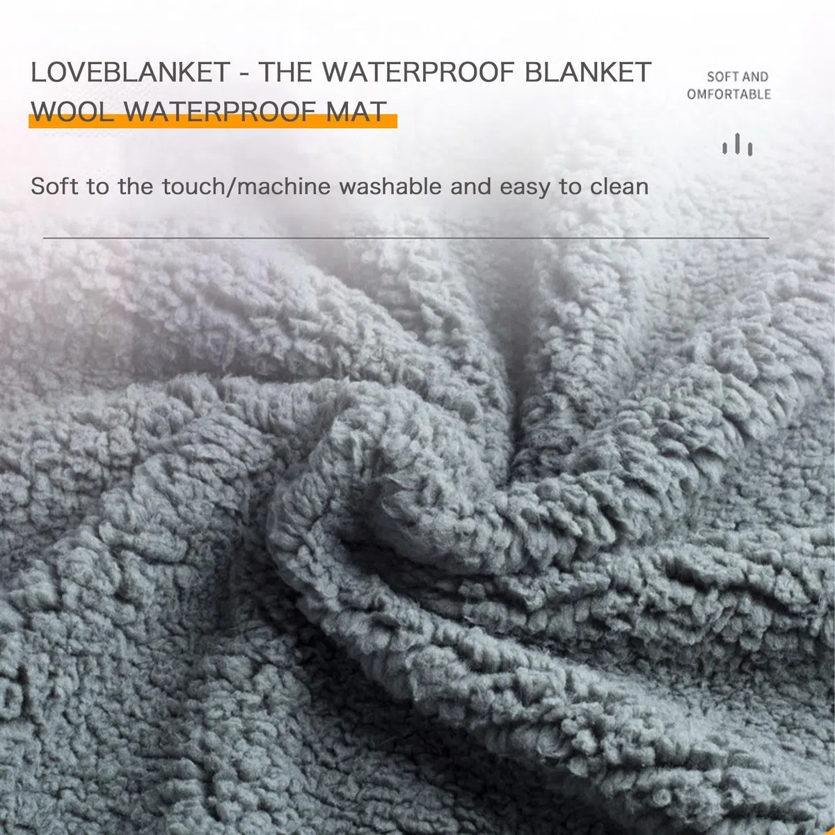 LoveBlanket - Manta impermeable, manta impermeable para mascotas para perros y gatos, manta de amor para sofá, cama, sofá, funda impermeable para cama de perro, manta para mascotas