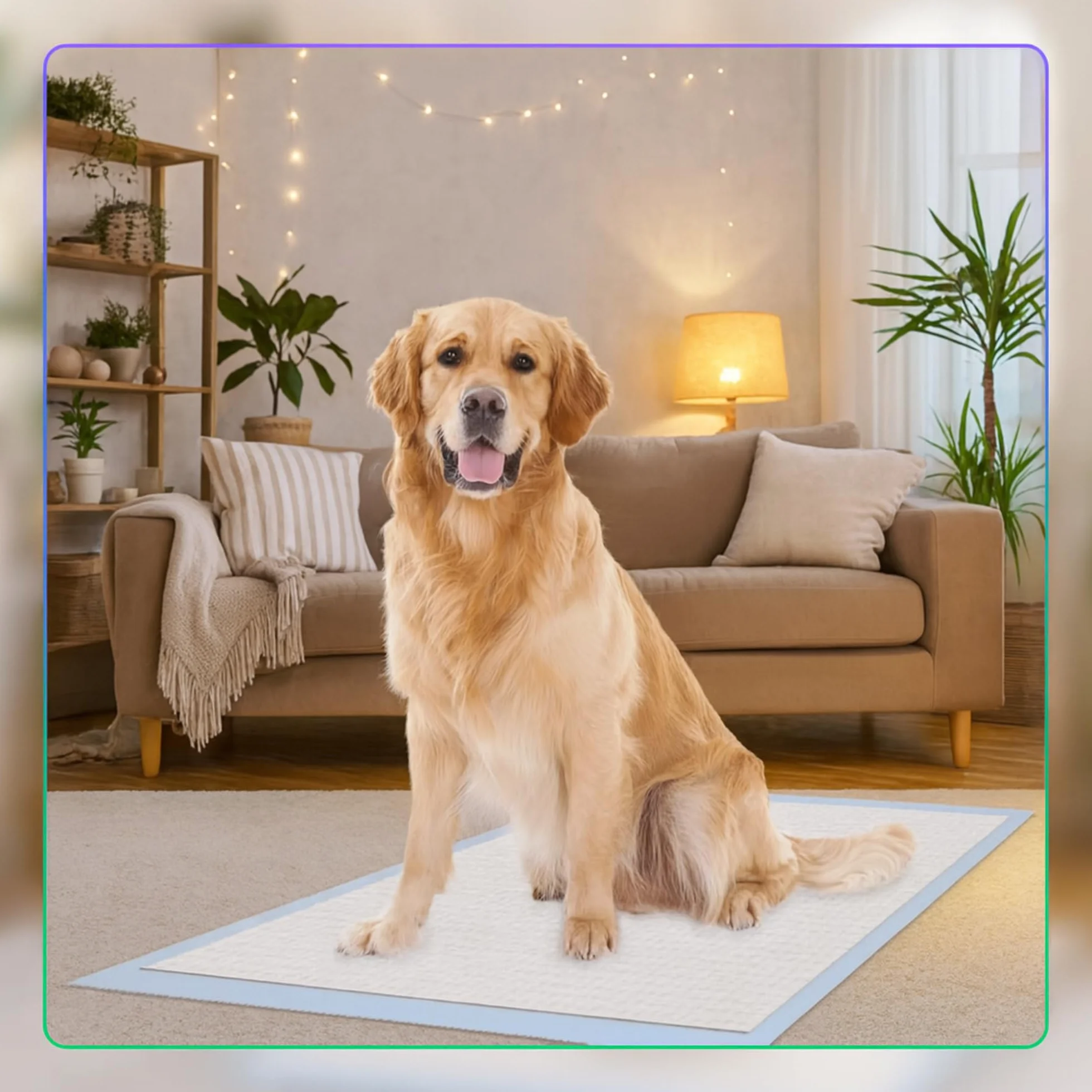 35x45 cm 400 Piezas Empapadores Higiénicos para Perros Cachorros 6 Capas Superabsorbentes Impermeables Secado Rápido Entrenamiento e Incontinencia
