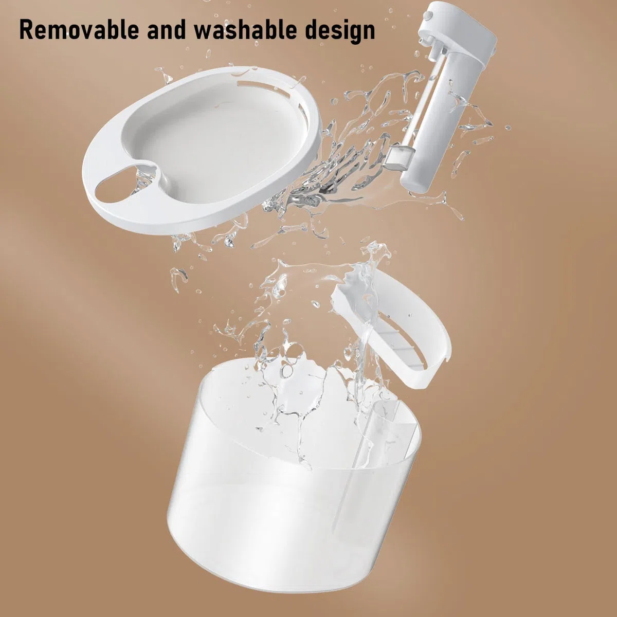 Generic Fuente de Agua Inalámbrica Automática para Mascotas Fuente de Agua Recargable para Gatos con Circulación Silenciosa Diseño que Ahorra Espacio ABS+PP+Componentes Electrónicos para Uso Doméstico