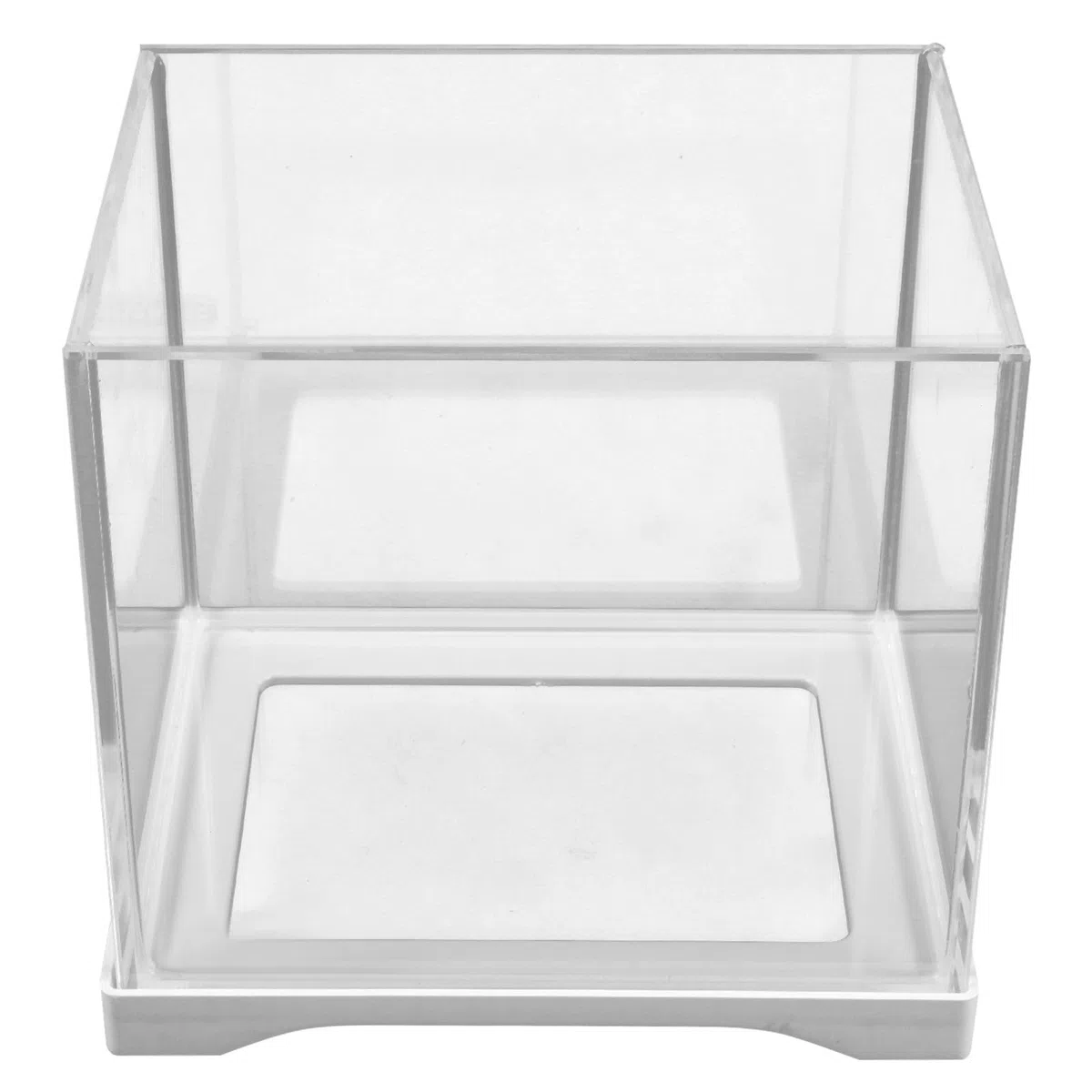 Mini Acuario Cúbico de Vidrio para Betta y Plantas Acuáticas