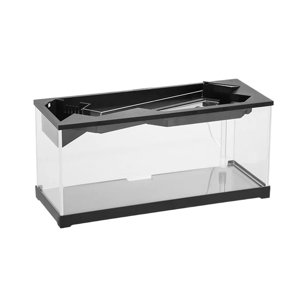 Acuario de escritorio, acuario pequeño Acuario acrílico claro con filtro