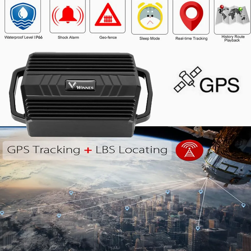 Localizador GPS para Ganado y Perros Grandes, Rastreador GPS Inteligente Sin Suscripción, Valla Electrónica, Resistente al Agua y Batería de Larga Duración